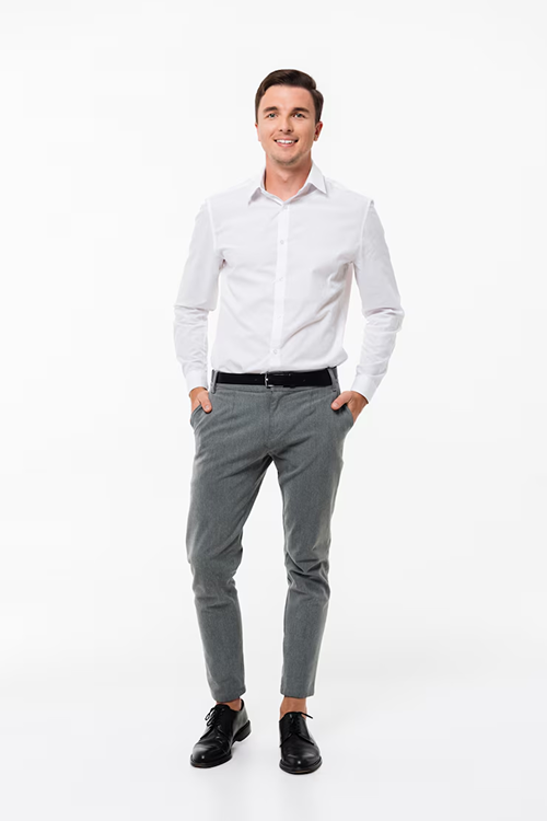 Full-Sleeve Henley Shirt